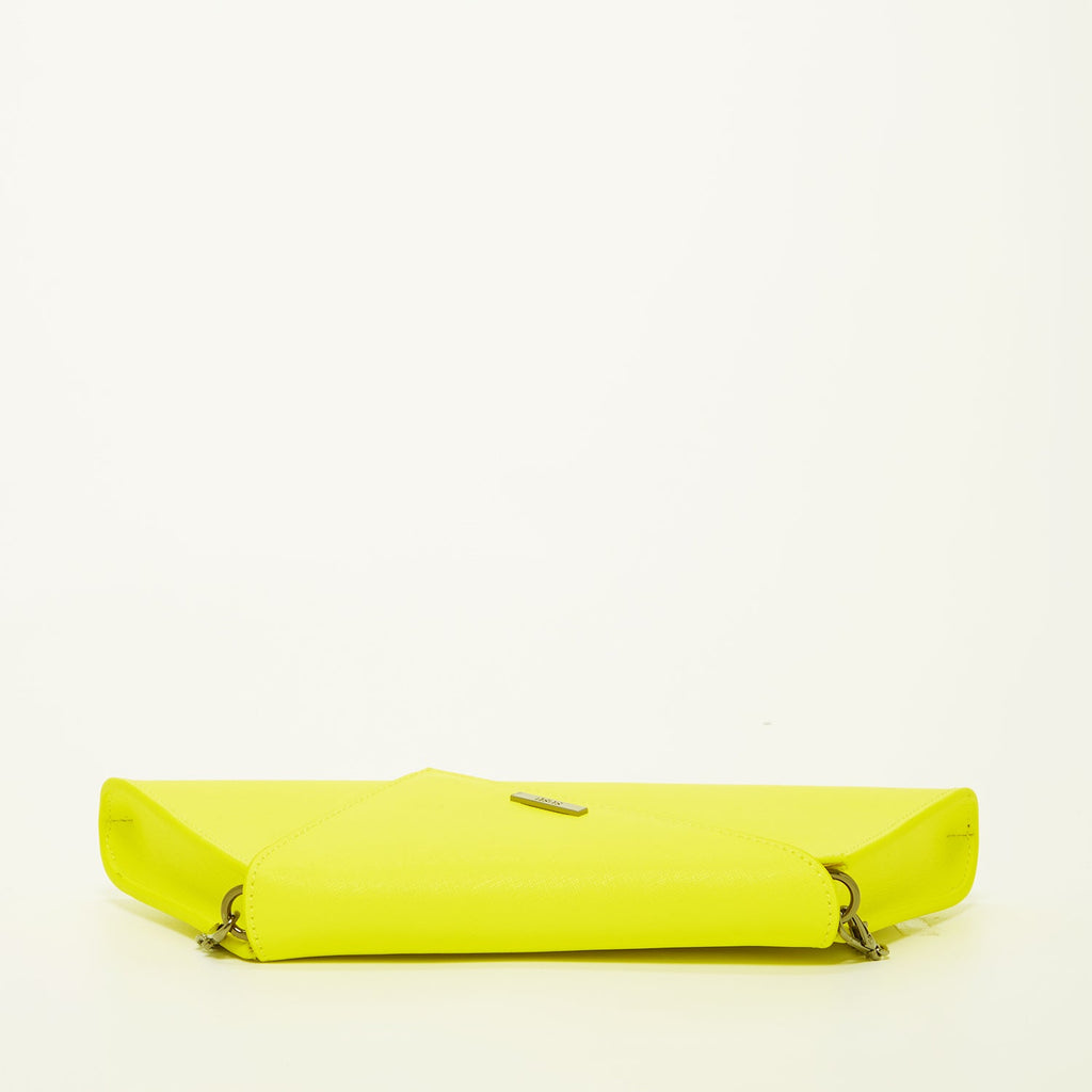 Yellow Purse Leather Clutch Bag Unique Evening Purse Women's Handbag