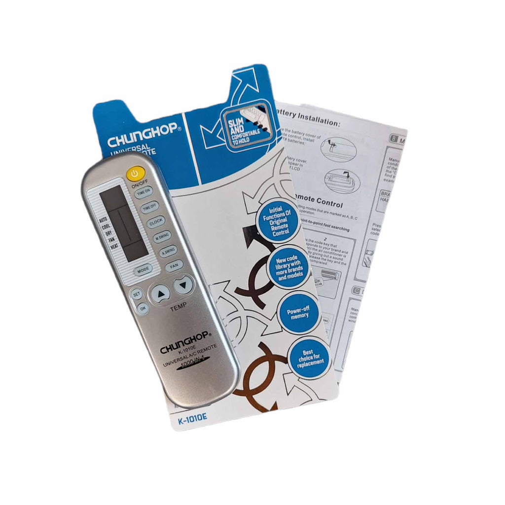 Chunghop Air Conditioner AC Remote Control Compatible with RHOSS and More