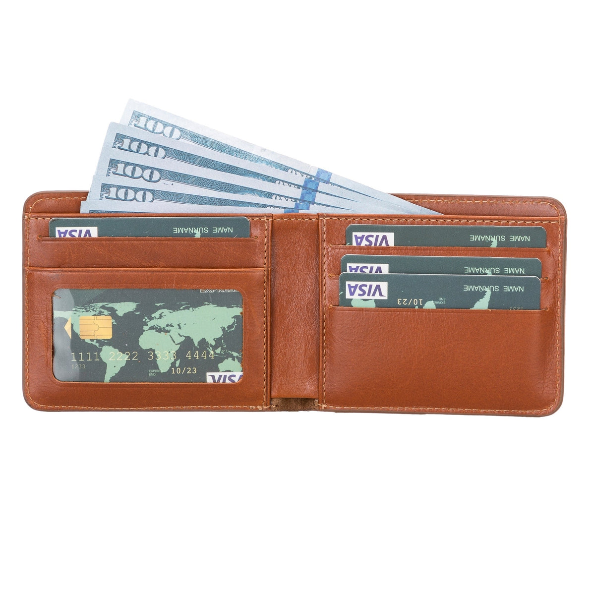 Arvada Handmade Bifold Leather Men Wallet