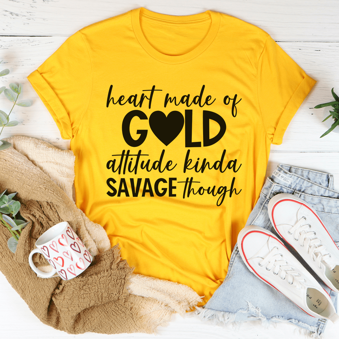 Heart Made Of Gold Tee